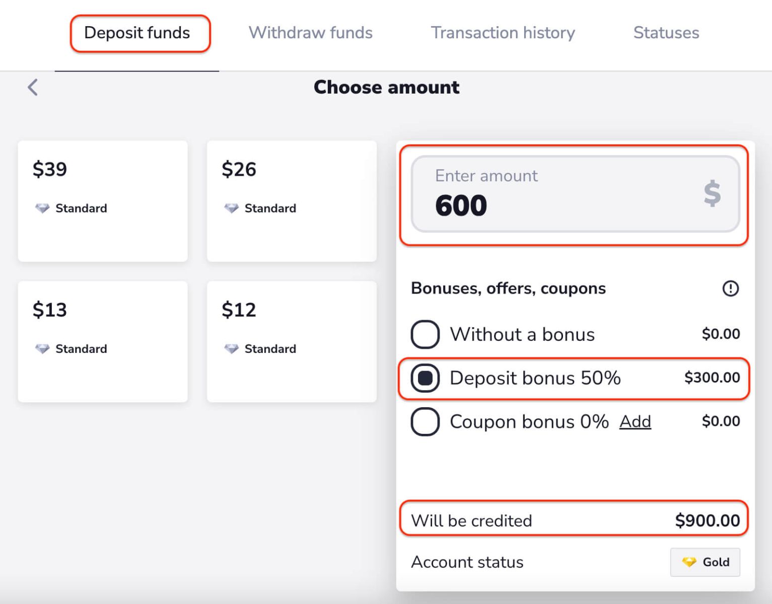 Методи депозиту Stockity і вітальний бонус (до 50%)