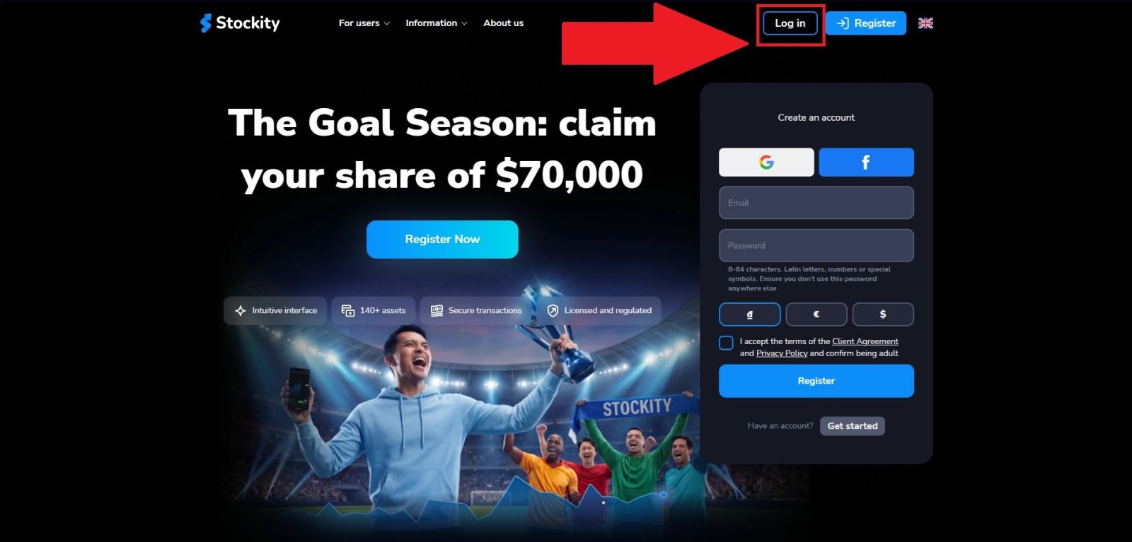 Guia de login do Stockity 2026: como acessar sua conta com segurança