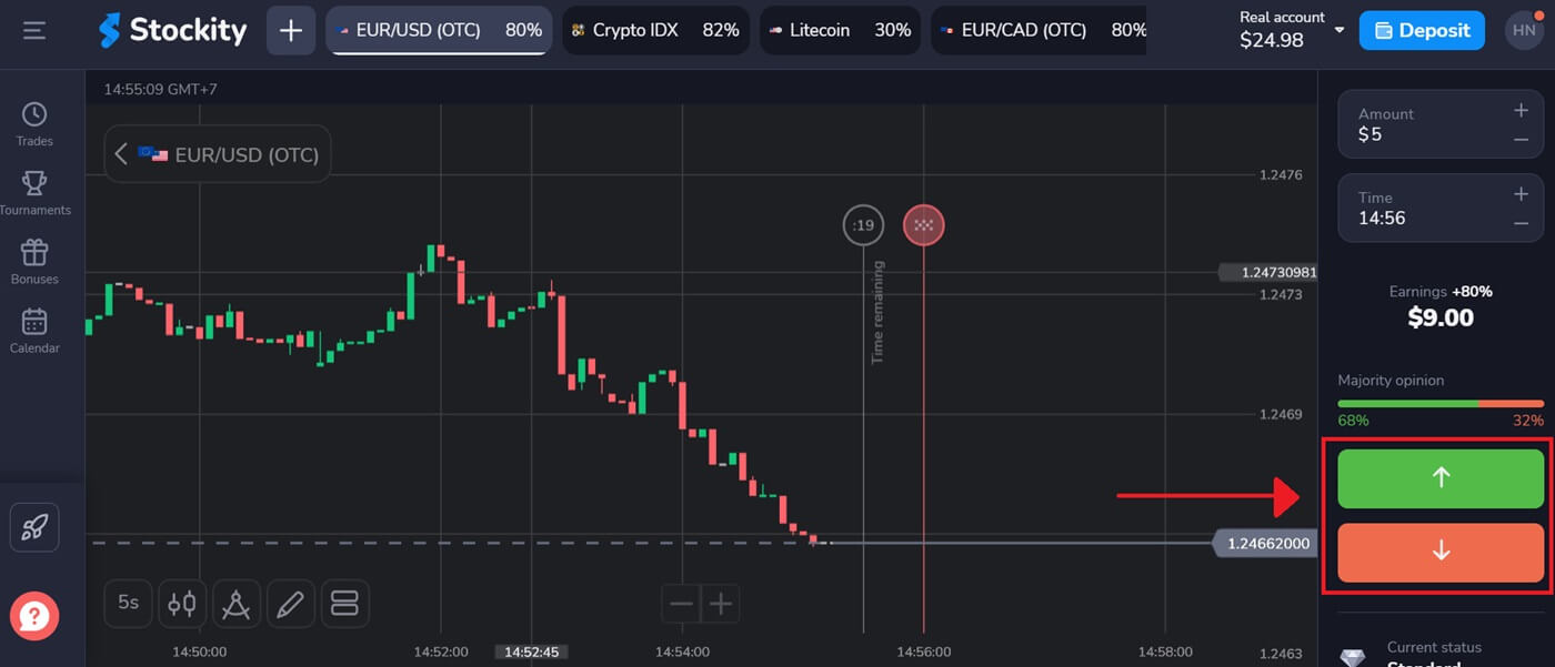 Stockity Реєструйте та торгуйте бінарними опціонами: крок за кроком